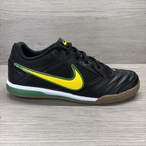 NEW Nike Gato Black/Varsity Maize/White/Gum Dark Brown Mens Shoe IB8509-001 Sz 8